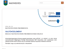 Tablet Screenshot of nagyhegyes.hu